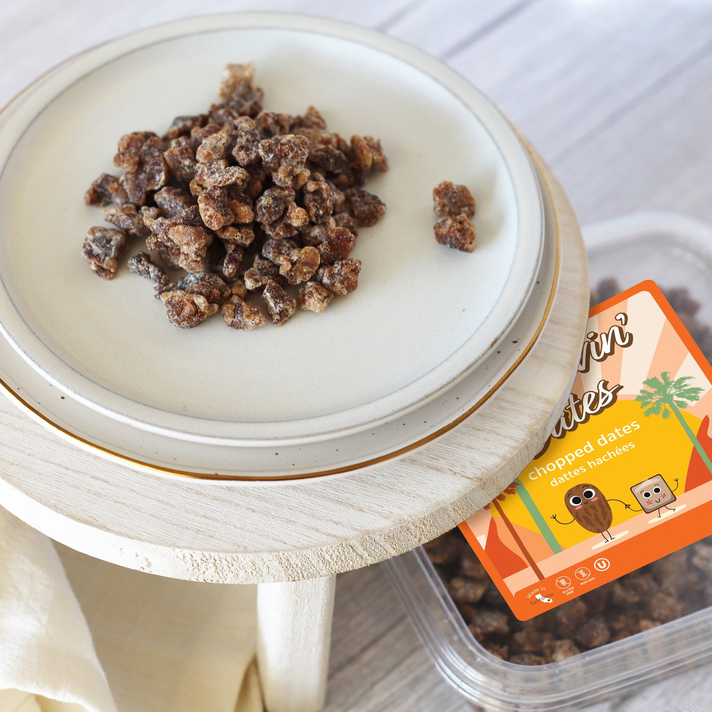 Chopped Dates Tub