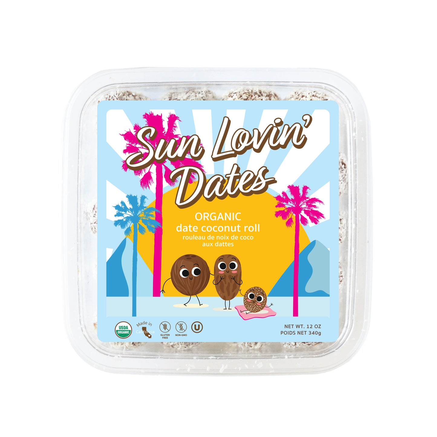 Organic Date Coconut Roll Tub