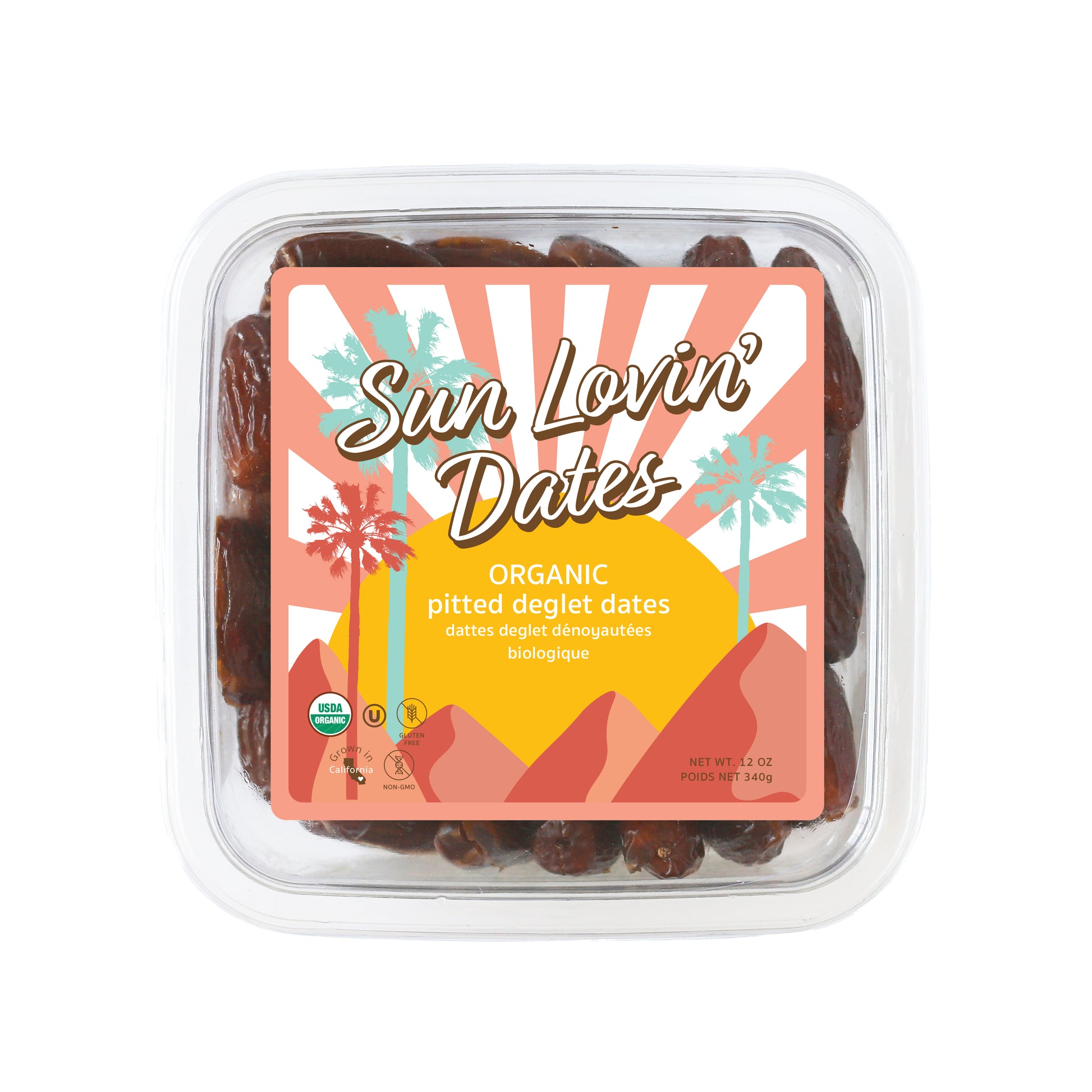 Organic Pitted Deglet Dates Tub